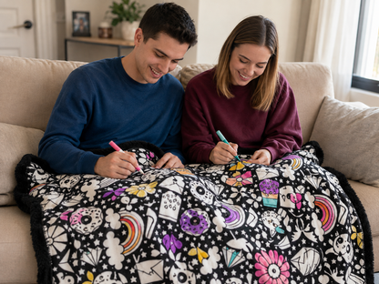 CozyCanvas™ Boyanabilir Battaniye